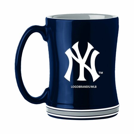 LOGO BRANDS New York Yankees 14oz Relief Mug 520-C14RM